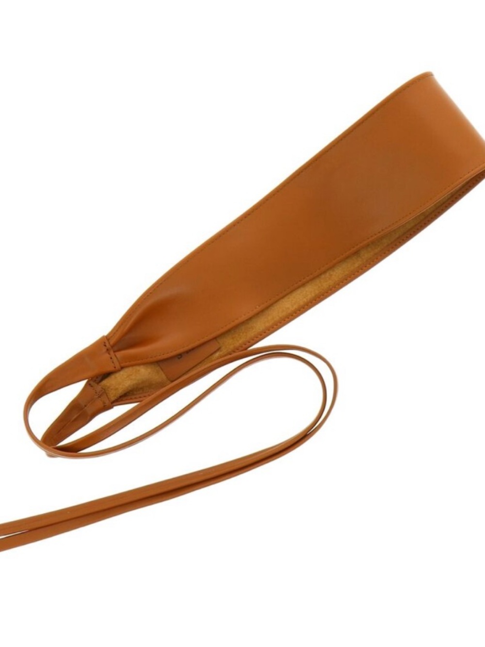 Timeless smooth Italian full grain cowhide leather Obi belt. - Picture 4 of 4